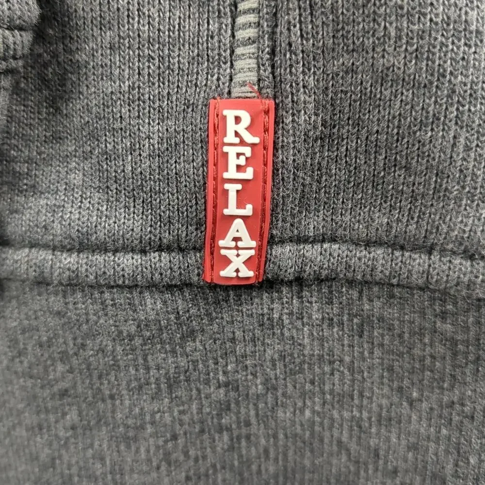 Tommy Bahama Half-Zip Charcoal Heather Antigua Cove Mens X-Large Relax Pullover - Picture 9 of 15